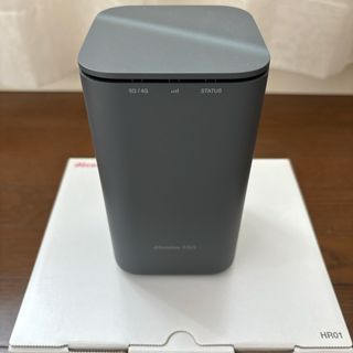 エヌティティドコモ(NTTdocomo)のSHARP home 5G HR01 ダークグレー(PC周辺機器)