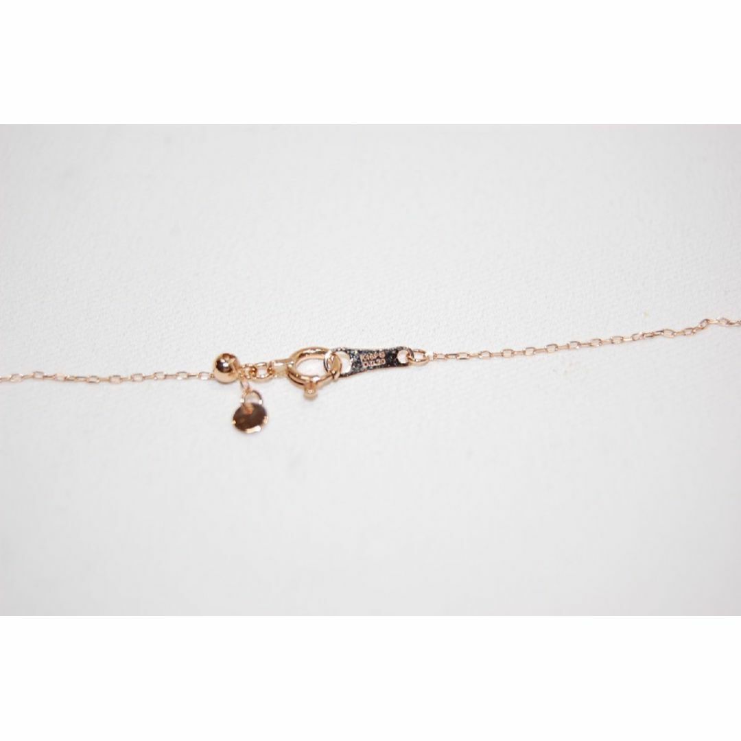 Ｋ１８ＰＧ　ピンクゴールド　ホースシュー　ダイヤモンド　ネックレス レディースのアクセサリー(ネックレス)の商品写真