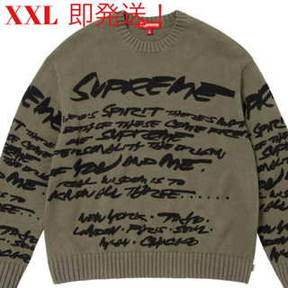 Supreme - Supreme Futura Sweater Olive XXL