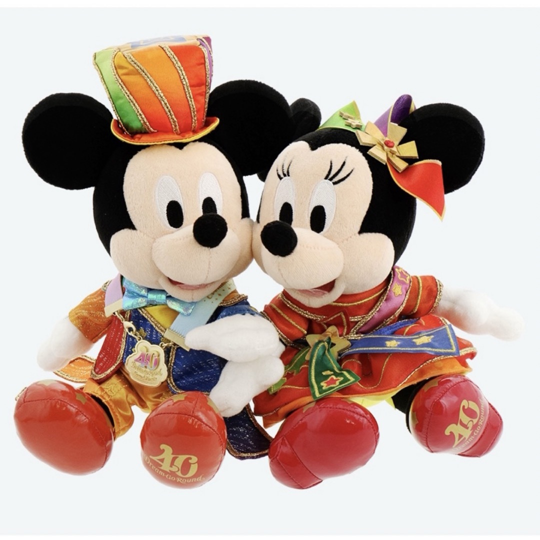 Disney(ディズニー)のディズニー 40周年 グランドフィナーレ ミッキー ミニー ぬいぐるみ エンタメ/ホビーのおもちゃ/ぬいぐるみ(ぬいぐるみ)の商品写真