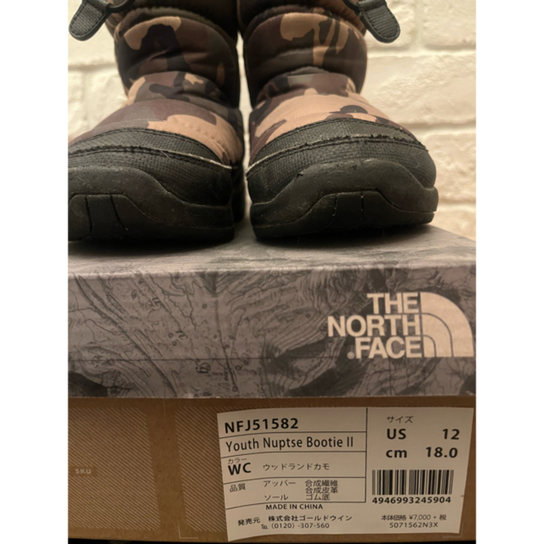 THE NORTH FACE(ザノースフェイス)のTHE NORTH FACEノースフェイス⭐︎ヌプシブーティ　キッズ18cm⭐︎ キッズ/ベビー/マタニティのキッズ靴/シューズ(15cm~)(ブーツ)の商品写真