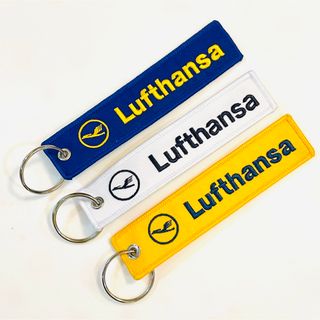 ルフトハンザ航空　フライトタグ　Lufthansa   キーチェーン　3点セット(航空機)