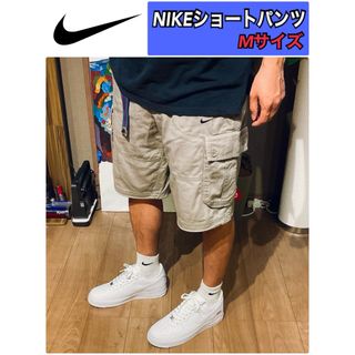 ナイキ(NIKE)のNIKE ★コットンショートパンツ★ハーフパンツ★ベージュMサイズ(ショートパンツ)