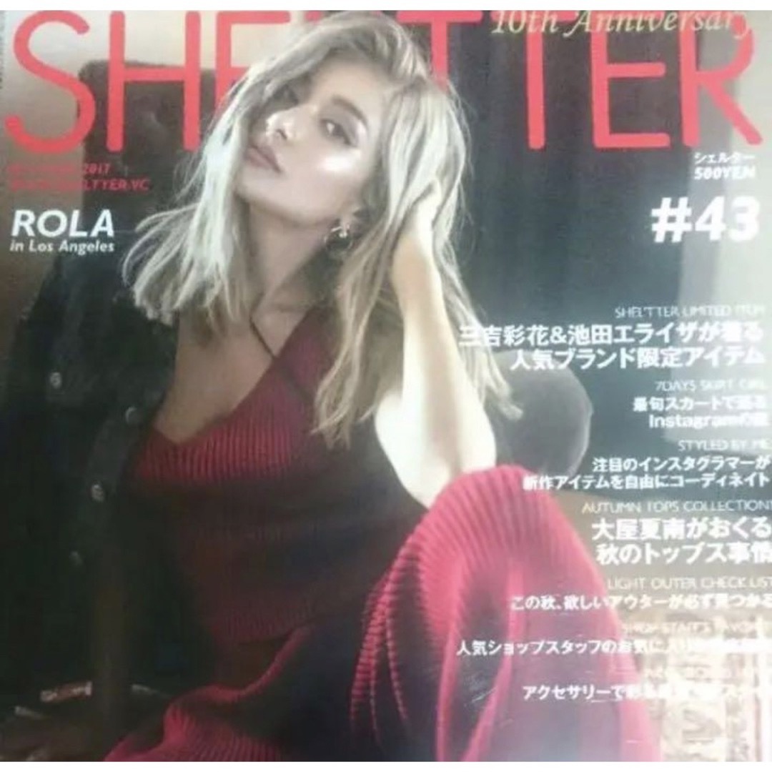 雑誌 シェルター AUTUMN 2017 ナイロンジャパン エンタメ/ホビーの雑誌(ファッション)の商品写真