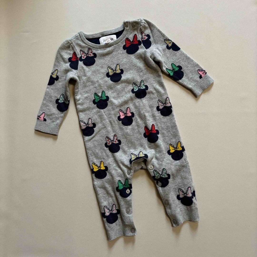 GAP Kids(ギャップキッズ)のgap baby disney ミニー　ロンパース　6-12months キッズ/ベビー/マタニティのベビー服(~85cm)(ロンパース)の商品写真