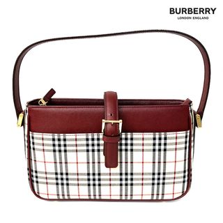 バーバリー(BURBERRY)のバーバリー BURBERRY チェック柄 ショルダーバッグ PVC(ショルダーバッグ)