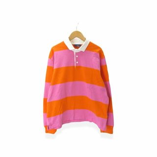 ROWING BLAZERS STRIPE RUGBY JERSEY サイズXL ローイングブレザーズ ストライプラグビージャージー ラガーシャツ(その他)