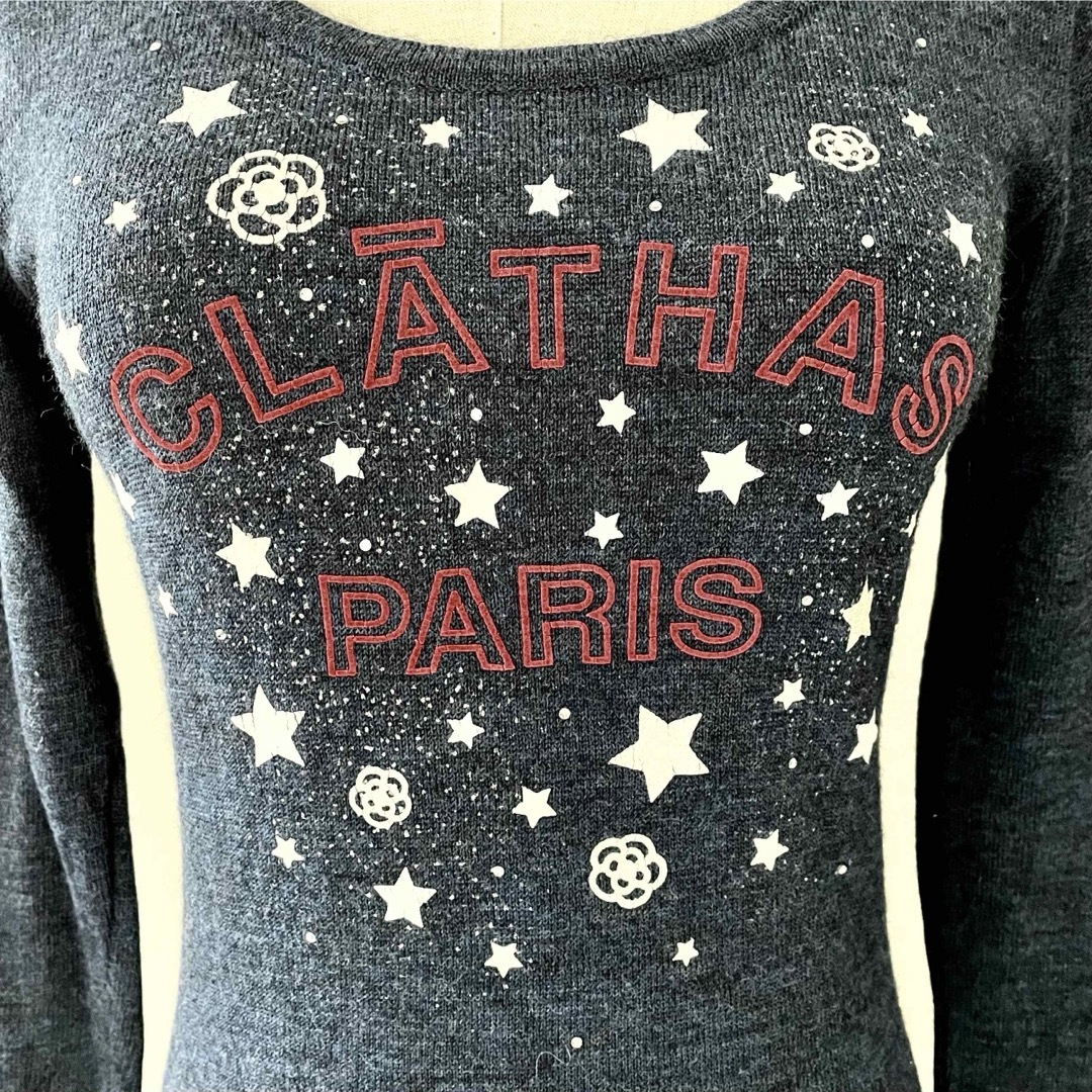 CLATHAS(クレイサス)のクレイサス  ロゴプリント　トップス レディースのトップス(Tシャツ(長袖/七分))の商品写真