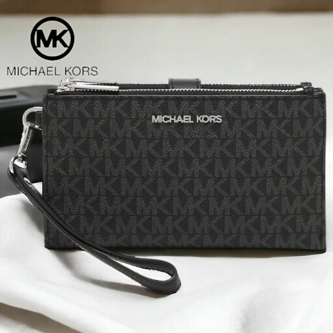 Michael Kors(マイケルコース)のマイケルコース  ジェットセット ダブルジップ ブレスレット シグネチャー メンズのファッション小物(長財布)の商品写真