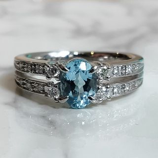 TASAKI - 田崎真珠 Pt900 エメラルド ダイヤモンド リング 0.51ct D0