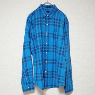 アメリカンイーグル(American Eagle)のAMERICAN EAGLE アメリカンイーグル アウトフィッターズ ブルー×ネ(シャツ)