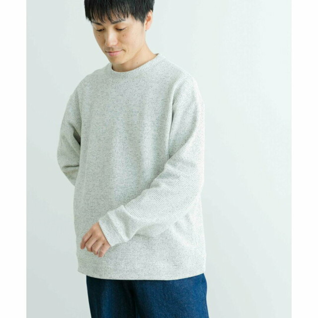 URBAN RESEARCH ITEMS(アーバンリサーチアイテムズ)の【CHA】メランジカノコクルーネックニットソー メンズのトップス(Tシャツ/カットソー(半袖/袖なし))の商品写真