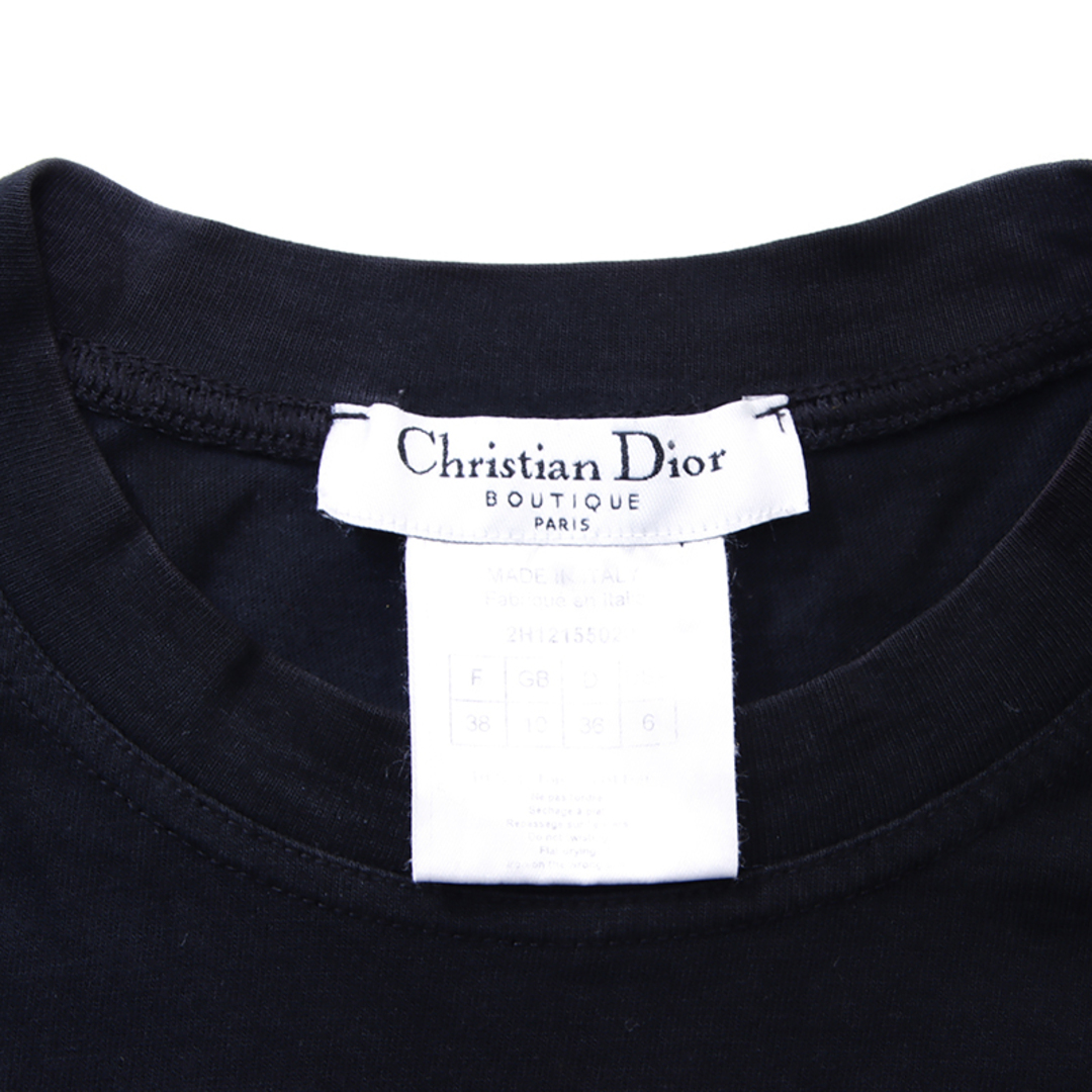 Christian Dior(クリスチャンディオール)のディオール Dior アディクト ロゴ サイズ38 半袖Ｔシャツ コットン レディースのトップス(Tシャツ(半袖/袖なし))の商品写真