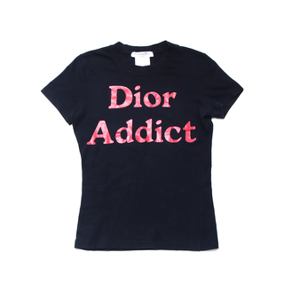 クリスチャンディオール(Christian Dior)のディオール Dior アディクト ロゴ サイズ38 半袖Ｔシャツ コットン(Tシャツ(半袖/袖なし))