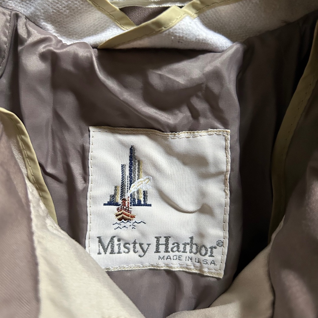60s70s misty harbor トレンチコート USA製 ピンクベージュ メンズのジャケット/アウター(トレンチコート)の商品写真