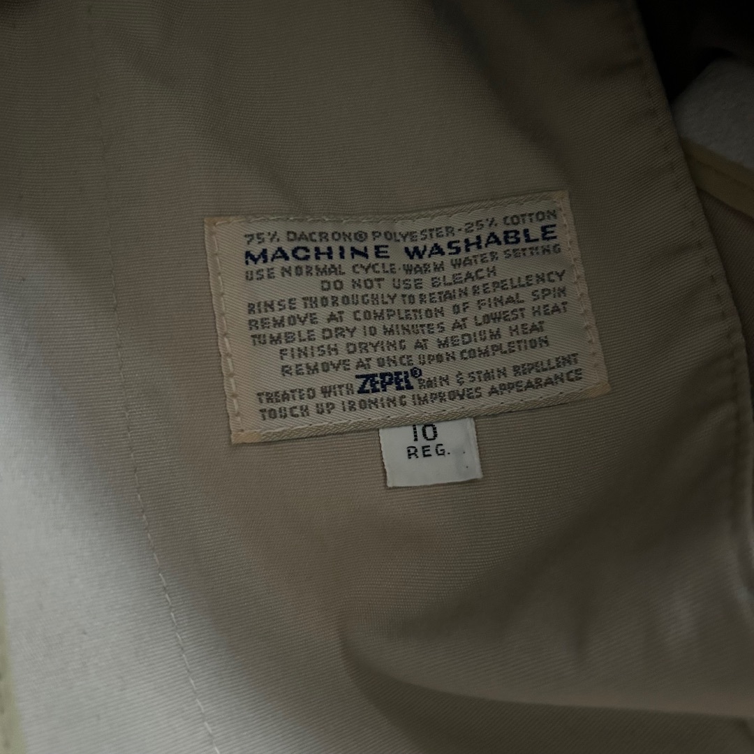 60s70s misty harbor トレンチコート USA製 ピンクベージュ メンズのジャケット/アウター(トレンチコート)の商品写真