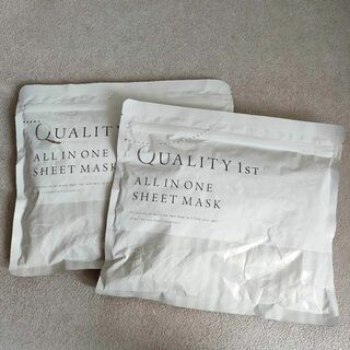 クオリティファースト(QUALITY FIRST)のクオリティファースト オールインワンシートマスク ホワイト 30枚×2袋(パック/フェイスマスク)