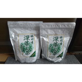 シズオカチャ(静岡茶)の【未開封】掛川産　深蒸し茶500g×2袋(茶)