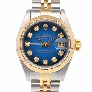 ロレックス(ROLEX)のロレックス デイトジャスト 腕時計 時計 ステンレススチール 79173G 自動巻き レディース 1年保証 ROLEX  中古(腕時計)