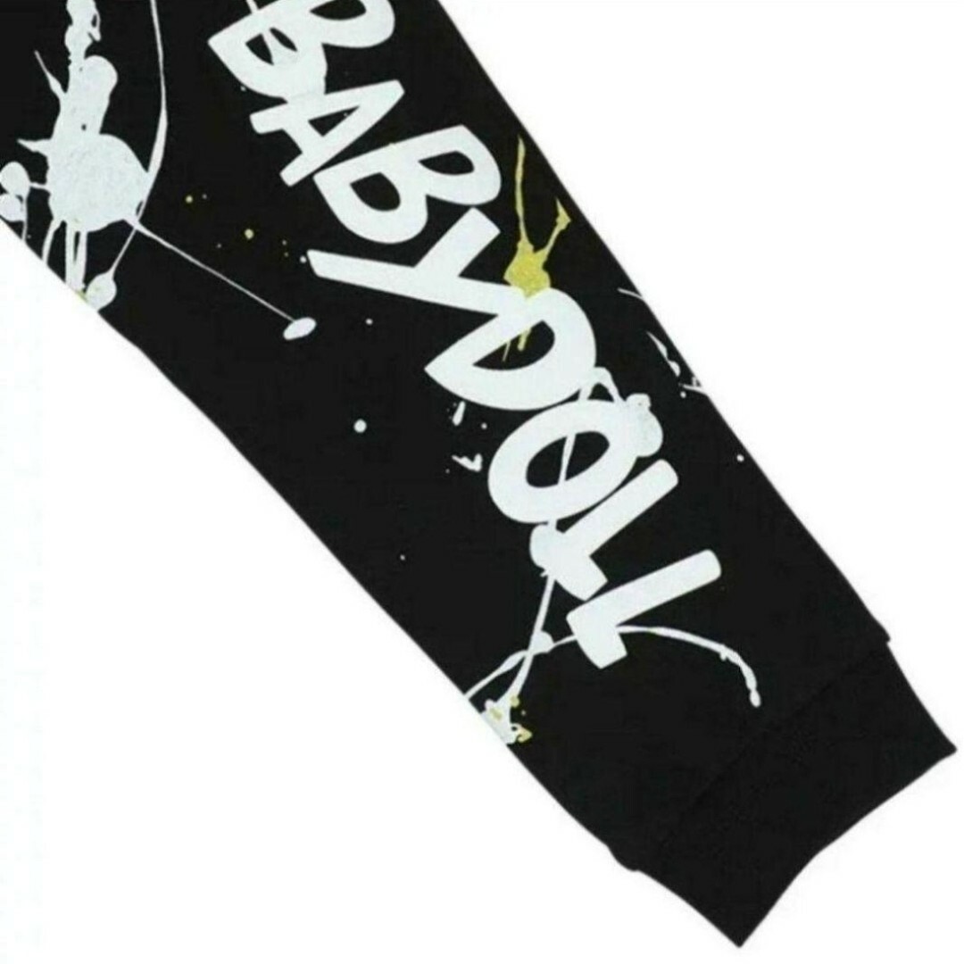 BABYDOLL(ベビードール)の新品 タグ付き BABYDOLL ペイント ロングパンツ XL メンズのパンツ(その他)の商品写真