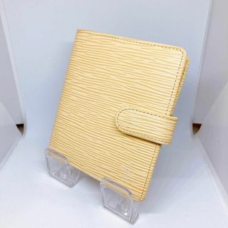 ルイヴィトン(LOUIS VUITTON)の717 ルイヴィトン エピ　クリーム色　二つ折り財布　長財布　財布(折り財布)