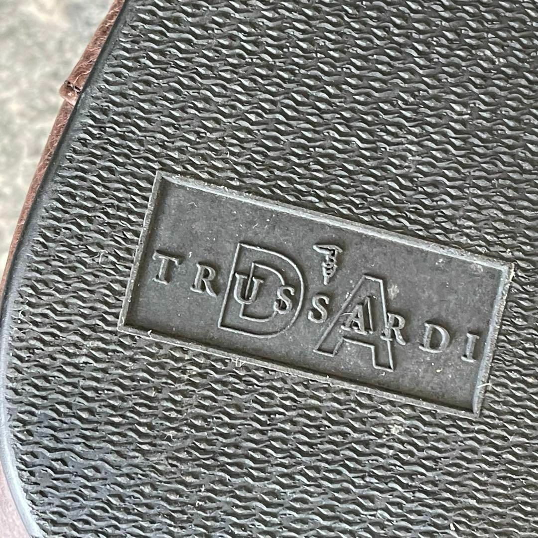 Trussardi(トラサルディ)のトラサルディ 未使用サンダル 焦茶 22.5cm日本製 レディースの靴/シューズ(サンダル)の商品写真