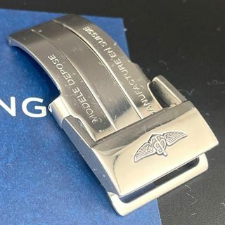 ブライトリング(BREITLING)のc194極美品【ブライトリング】20mm Dバックル 鏡面 レザーベルト用 希少(レザーベルト)