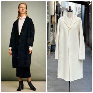 GALERIE VIE - GALERIE VIE ウール カシミヤ ダブルフェイス ロング