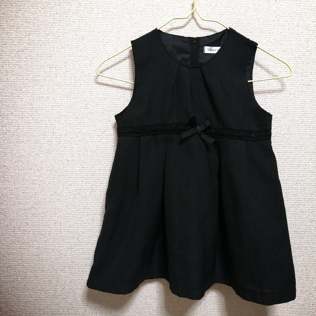 TREFIORI babyformaリボンlワンピース80size キッズ/ベビー/マタニティのベビー服(~85cm)(セレモニードレス/スーツ)の商品写真