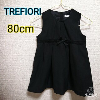 TREFIORI babyformaリボンlワンピース80size(セレモニードレス/スーツ)