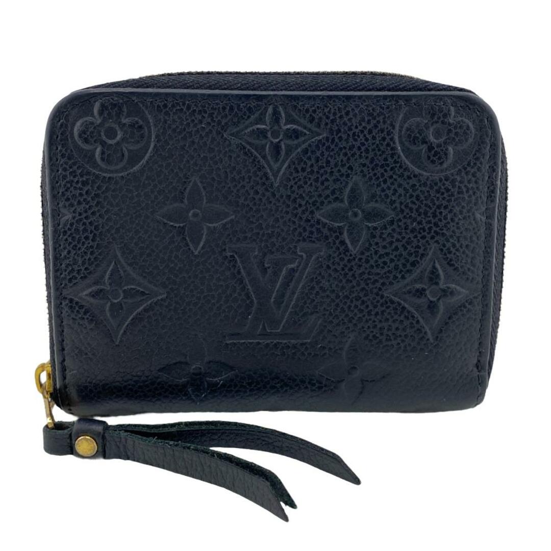 ルイヴィトン LOUIS VUITTON コインケース
 モノグラムアンプラント ジッピーコイン ラウンドファスナー M60574 ブラック