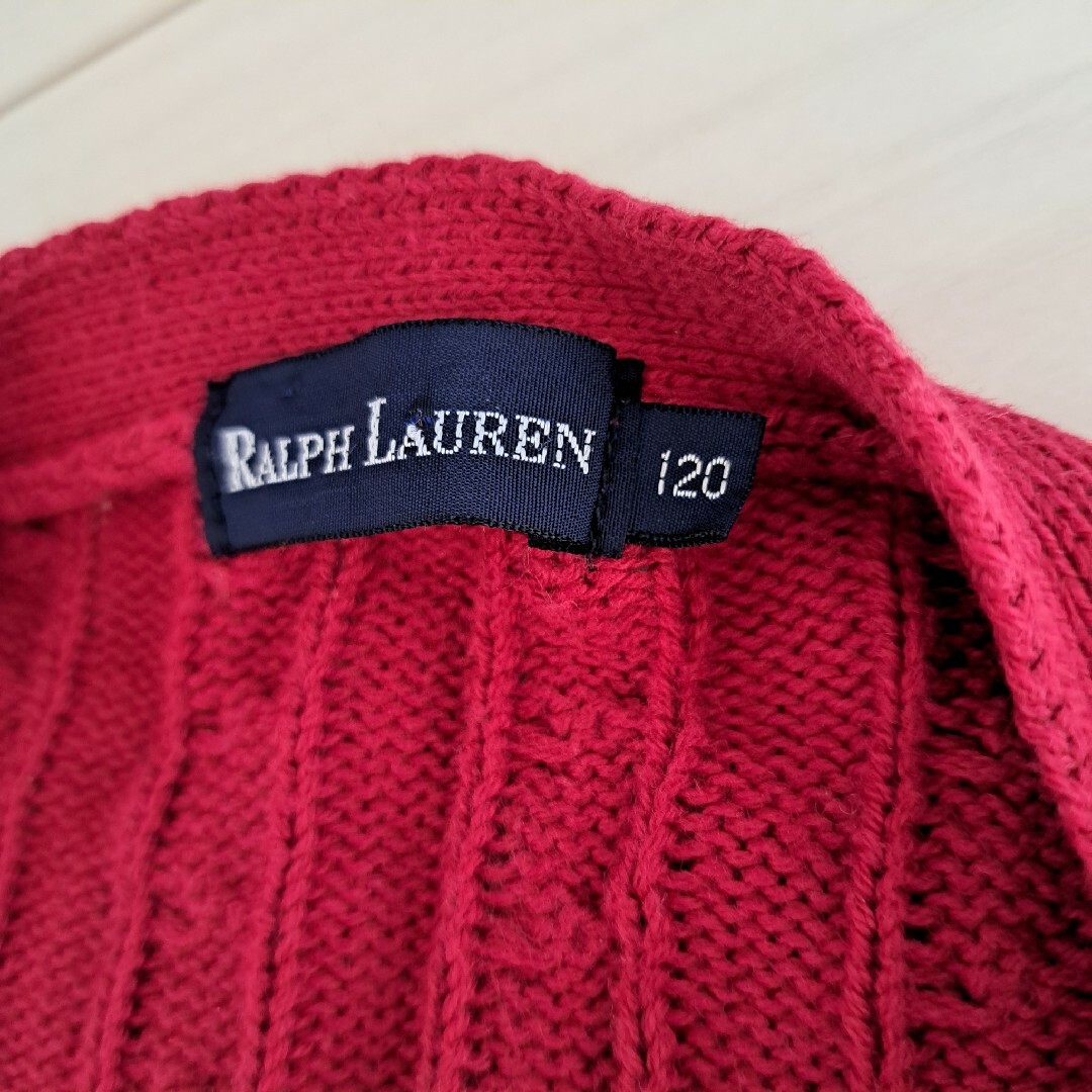 Ralph Lauren(ラルフローレン)のRalph Lauren☆120㌢ カーディガン　ラルフローレン キッズ/ベビー/マタニティのキッズ服女の子用(90cm~)(カーディガン)の商品写真