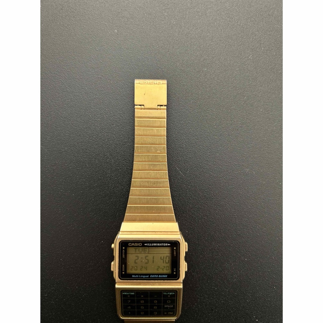 CASIO(カシオ)のカシオ  データバンク CASIO DATABANK  DBCー610 ゴールド メンズの時計(腕時計(デジタル))の商品写真