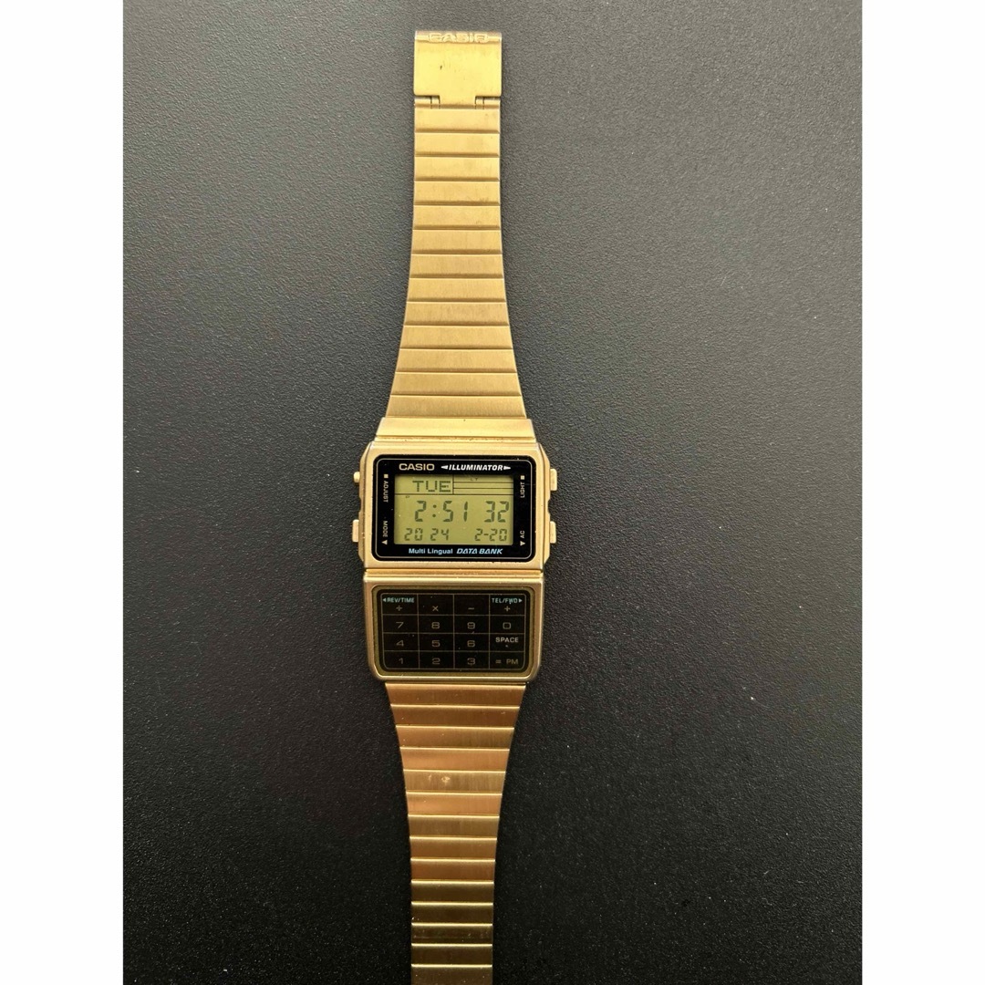 CASIO(カシオ)のカシオ  データバンク CASIO DATABANK  DBCー610 ゴールド メンズの時計(腕時計(デジタル))の商品写真