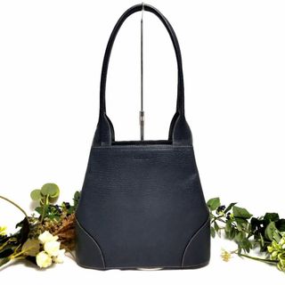 ロエベ(LOEWE)の★美品/クリーニング済み★ロエベ　ショルダー トートバッグ　紺　ヴィンテージ(ショルダーバッグ)