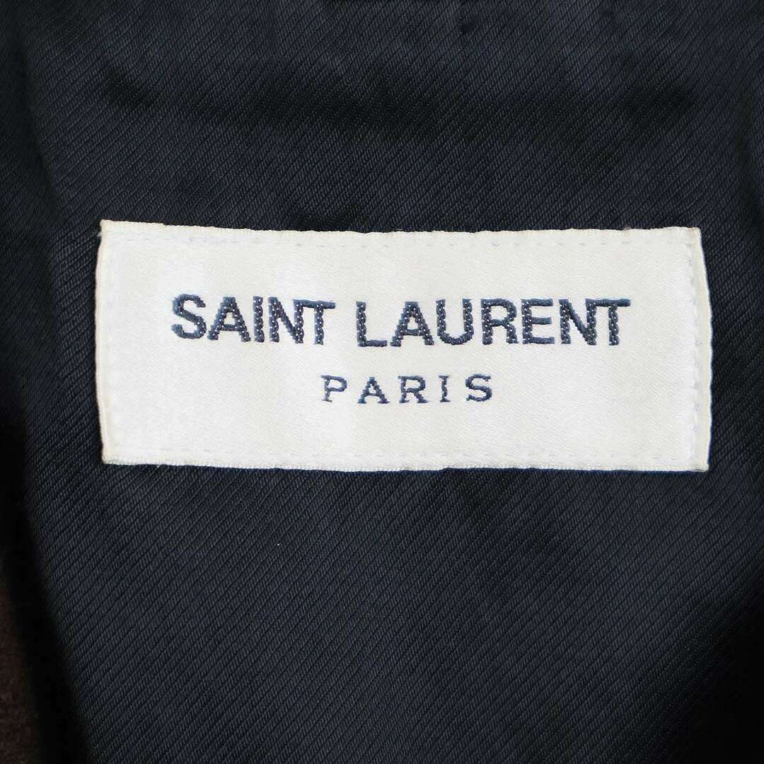 Saint Laurent(サンローラン)のSAINT LAURENT PARIS サンローラン パリ 15AW A2 スウェードレザージャケット ブラウン メンズのジャケット/アウター(レザージャケット)の商品写真