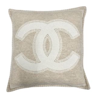 CHANEL - シャネル CHANEL クッション ココマーク ロゴ ベージュ ホワイト