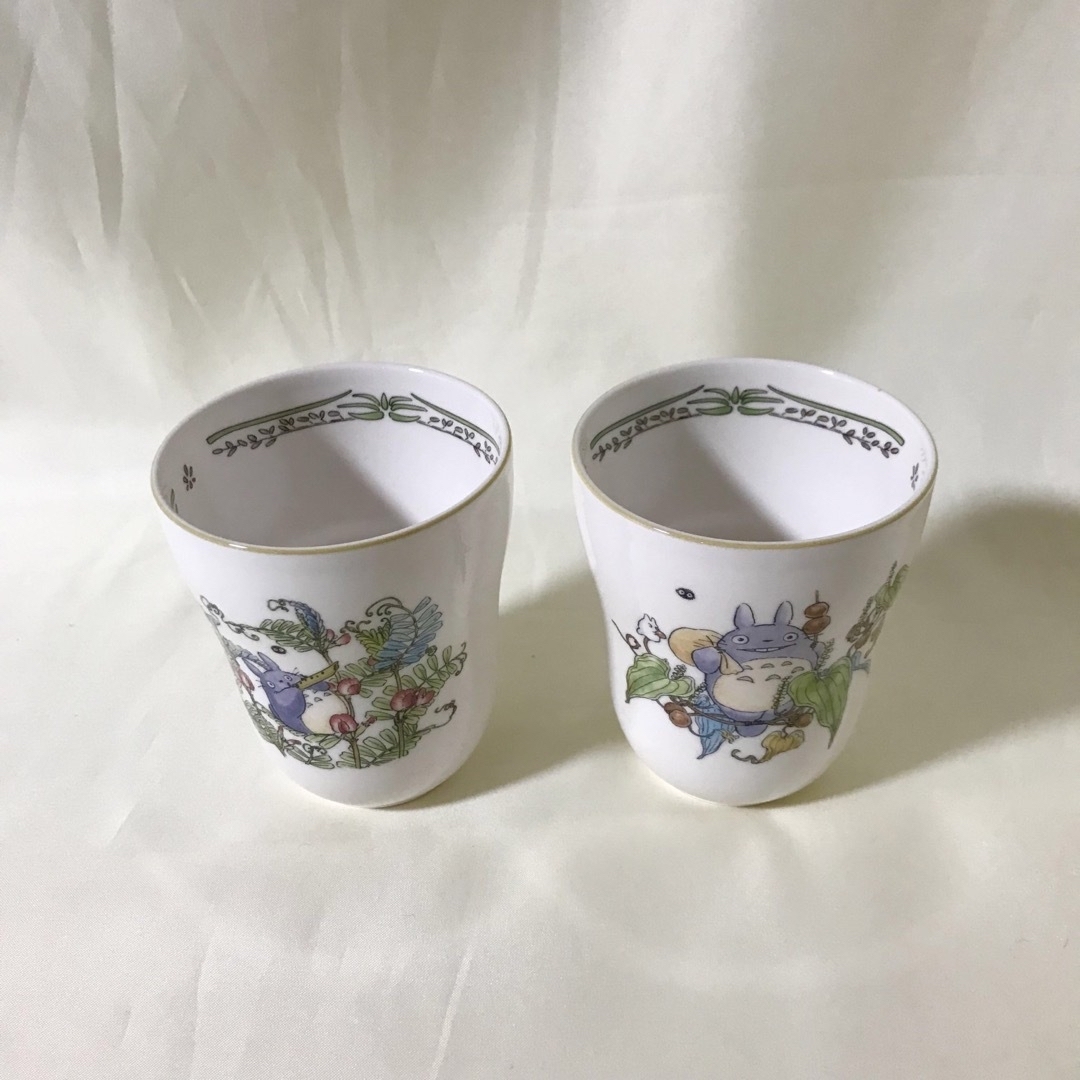 Noritake(ノリタケ)のトトロ　湯呑み　湯飲み　湯のみ　ノリタケ　となりのトトロ　2個　セット　未使用品 インテリア/住まい/日用品のキッチン/食器(食器)の商品写真