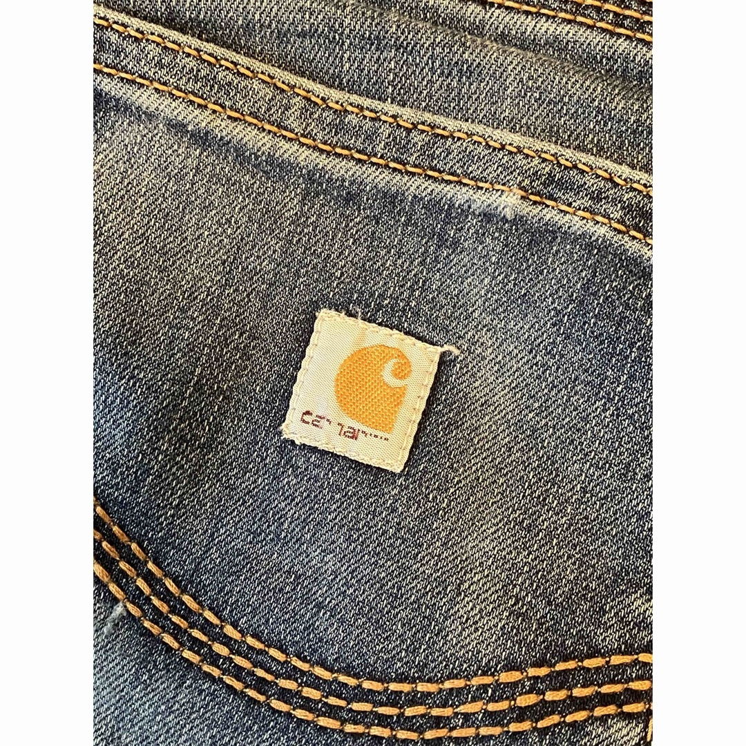 carhartt(カーハート)のカーハート　ダメージデニム レディースのパンツ(デニム/ジーンズ)の商品写真