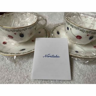 ノリタケ(Noritake)のノリタケ　ペアカップ　Noritake カップ&ソーサー(グラス/カップ)