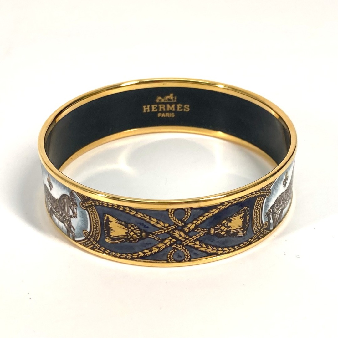HERMES - エルメス HERMES エマイユ GM 馬 ホース ブレスレット HERMES - エルメス HERMES エマイユ GM 馬 ホース ブレスレット