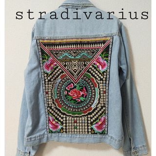 ストラディバリウス(stradivarius)の【stradivarius】ストラディバリウス　デニムジャケット Ｇジャン  L(Gジャン/デニムジャケット)