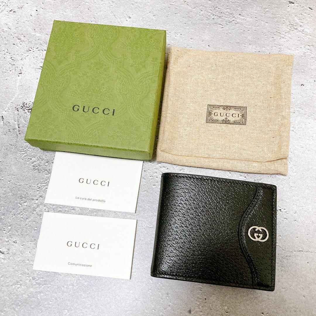 Gucci(グッチ)のGUCCI グッチ 折りたたみ財布 イタリア製 在庫1点のみ メンズのファッション小物(折り財布)の商品写真