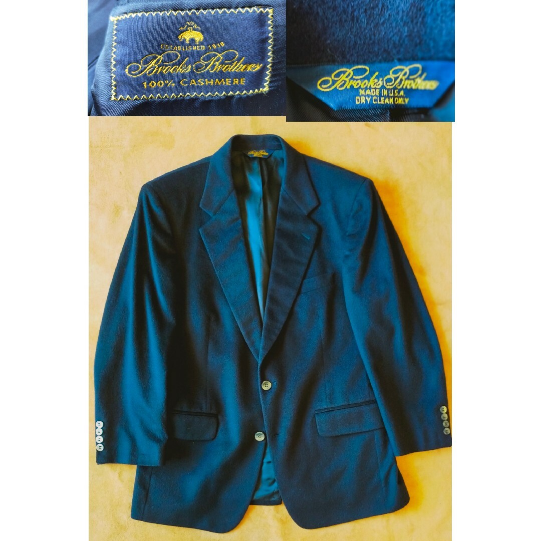 Brooks Brothers(ブルックスブラザース)のUSA製　Brooks Brothers cashmere100 Jacket メンズのジャケット/アウター(テーラードジャケット)の商品写真