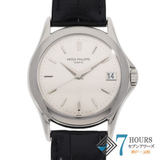 パテックフィリップ(PATEK PHILIPPE)の【119078】PATEK PHILIPPE パテックフィリップ  5107G-001 カラトラバ シルバーダイヤル WG/レザー（クロコ） 自動巻き ギャランティーカード 純正ボックス 腕時計 時計 WATCH メンズ 男性 男 紳士【中古】(腕時計(アナログ))