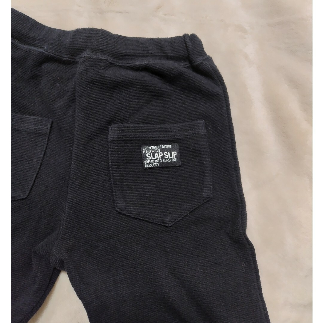 SLAP SLIP(スラップスリップ)のSLAP SLIP　男の子パンツ黒 120㎝ キッズ/ベビー/マタニティのキッズ服男の子用(90cm~)(パンツ/スパッツ)の商品写真