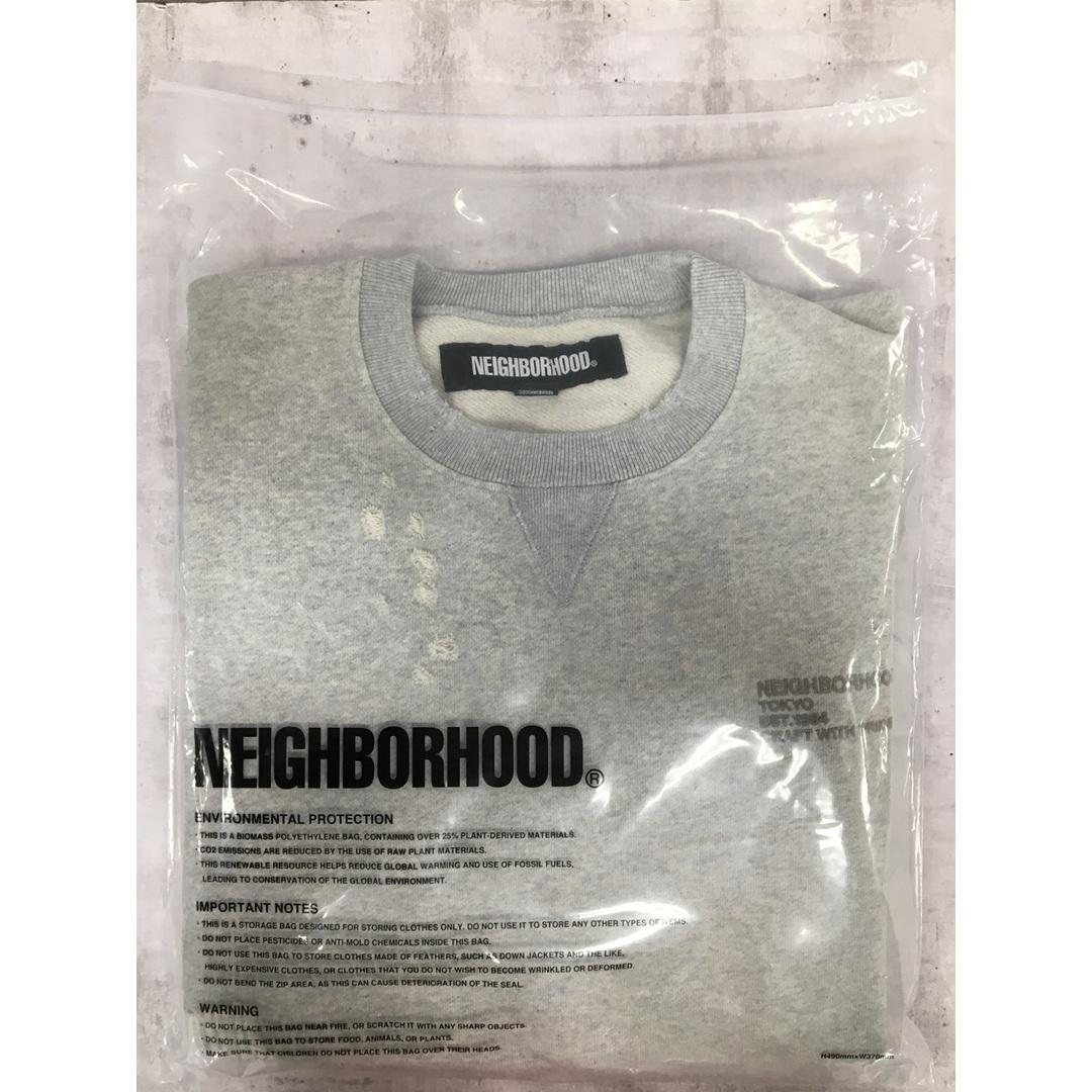 NEIGHBORHOOD(ネイバーフッド)のNEIGHBORHOOD SAVAGE SWEAT SHIRT LS 24SS ネイバーフッド サベージ スウェット オートミール【3574-004】 メンズのトップス(スウェット)の商品写真