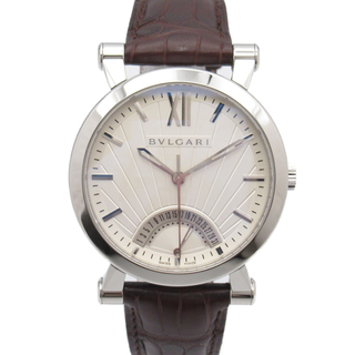 【新品】ブルガリ BVLGARI 腕時計 メンズ BB43WSL 手巻き ホワイトxブラック アナログ表示