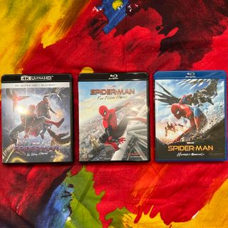 マーベル(MARVEL)の【25日迄最終SALE】DVD Blu-rayスパイダーマン　3部作　セット売り(外国映画)