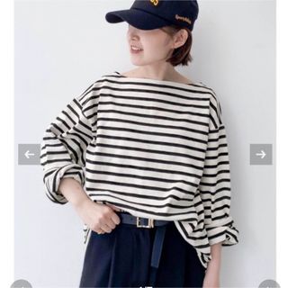 アパルトモンドゥーズィエムクラス(L'Appartement DEUXIEME CLASSE)のGOOD GRIEF！/グッドグリーフ　Border Tops(カットソー(長袖/七分))